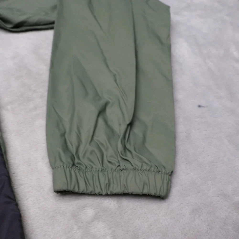 Columbia Glennaker Jacket Boys Large 14/16 Green Hooded Wind Rain‎ Light Hiking